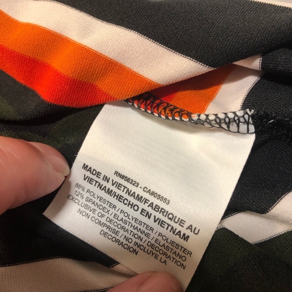 Nike Golf Tour Performance Dri-fit polo shirt Men’s M Orange & Black Halloween - Picture 6 of 10